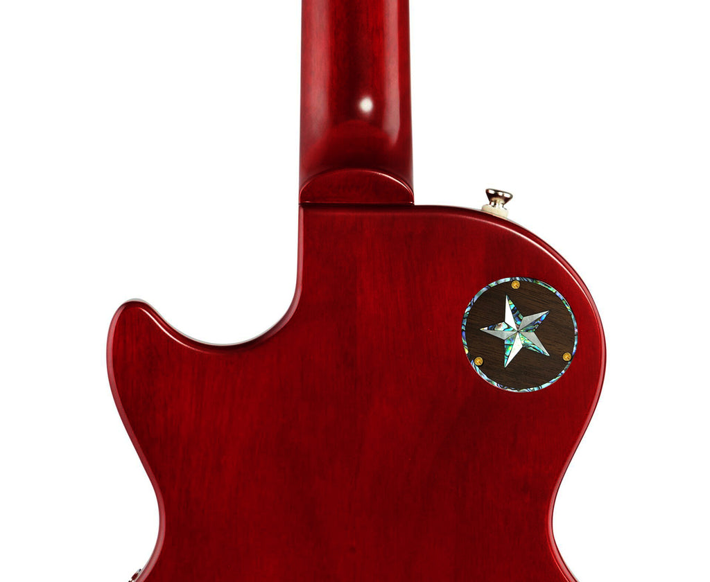 Free Shipping, Fit Les Paul Rosewood Switch Plate Back Cover, Star Abalone & MOP Inlay, Bruce Wei (BP-08)