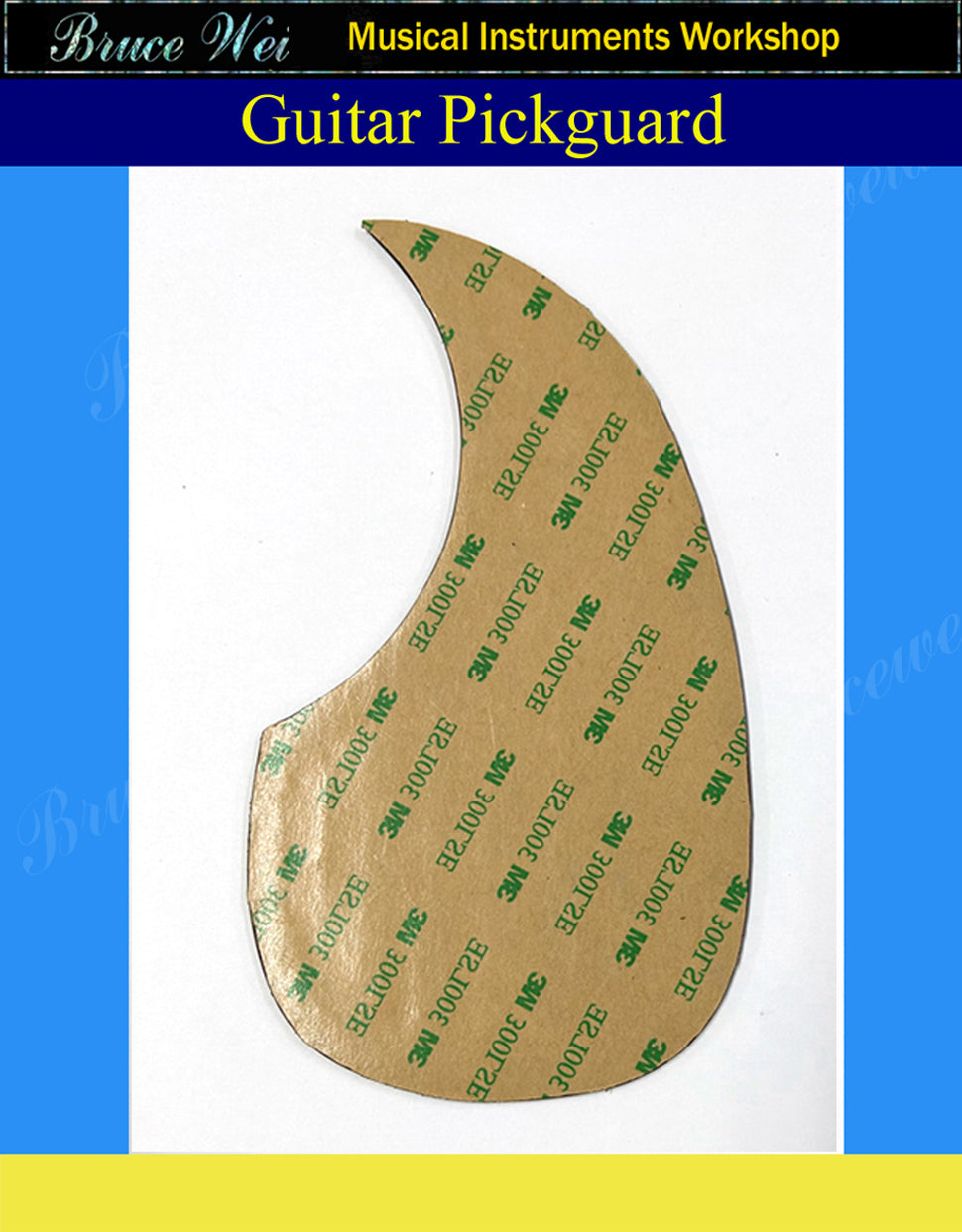 Guitar Left Hand Rosewood Pickguard, Mop & Abalone Inlay, Bruce Wei ( 316 )