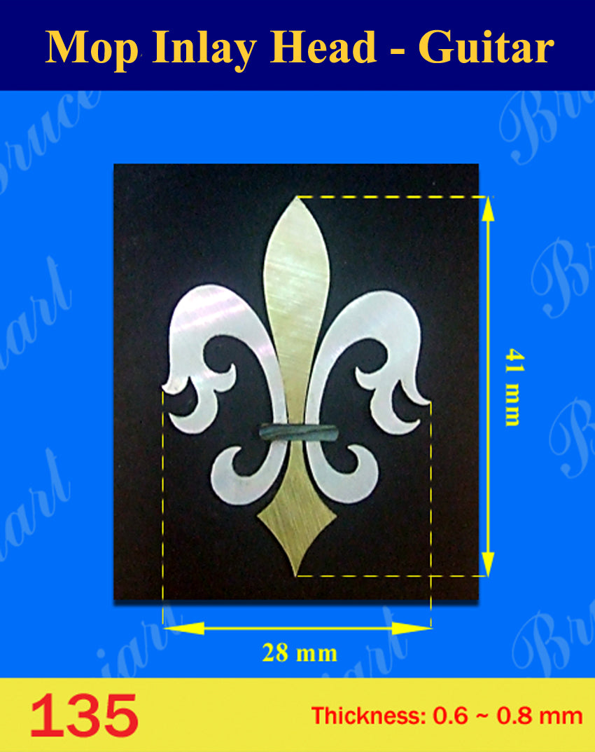 Inlay Material, DIY Abalone & Mop Inlay Head Markers, Bruce Wei ( 135 )