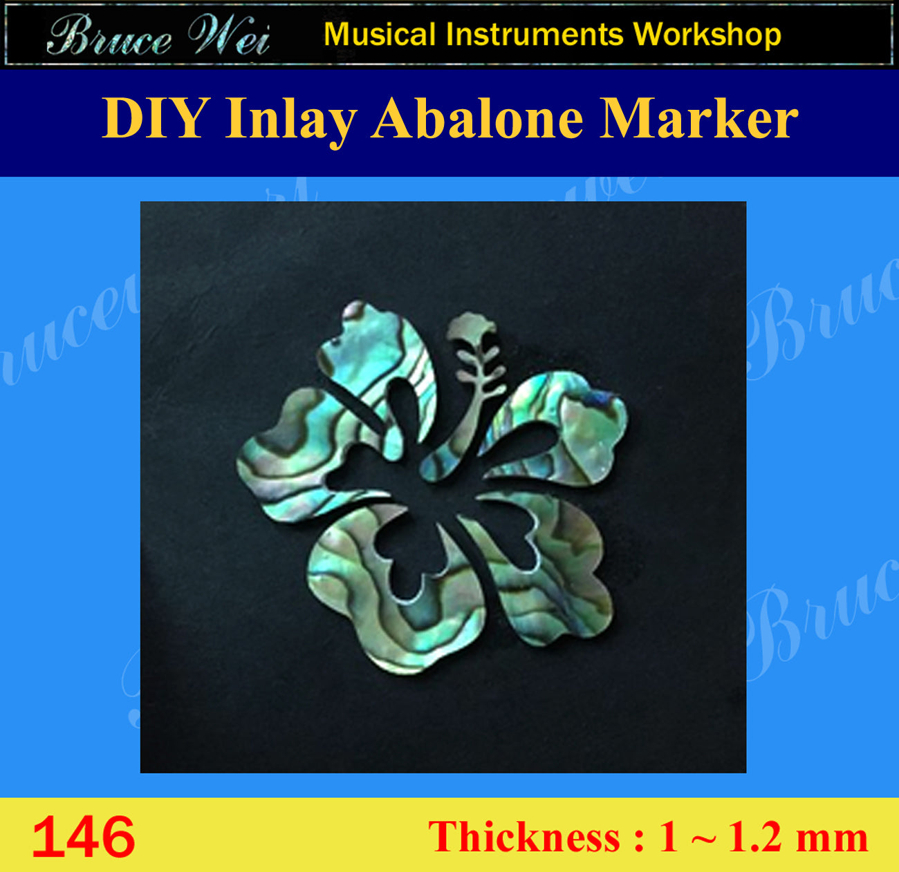 Inlay Material, DIY Abalone Inlay Head Markers, Bruce Wei (146)