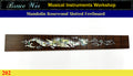 Mandolin 13 7/8" Slotted Rosewood Fretboard, MOP & Abalone Inlay, Bruce Wei (202)