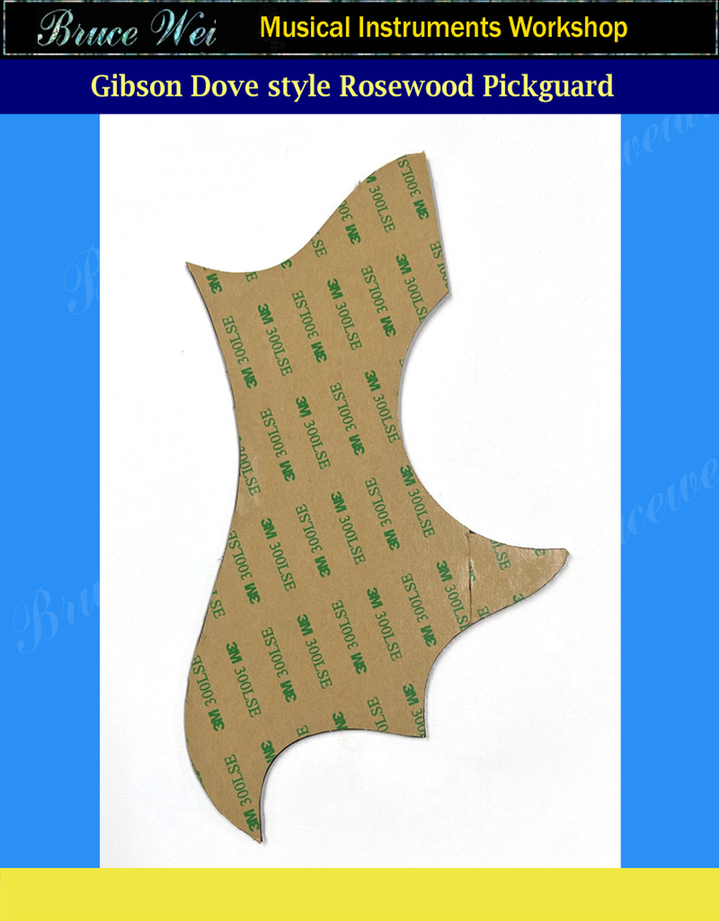 Gibson Dove Guitar Rosewood Pickguard , Abalone Inlay, Bruce Wei (745)