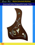 Fit 5" Rosette, Taylor 714ce Guitar Rosewood Pickguard, HummingBird Inlay, Bruce Wei (783)