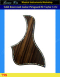 Fit 5" Rosette, Taylor 517e, Guitar Pickguard, Solid Indian Rosewood, Abalone inlay, Bruce Wei (798)
