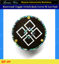 Free Shipping, Fit Les Paul Rosewood Switch Plate Back Cover , Abalone & MOP Inlay, Bruce Wei (BP-09)