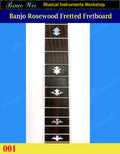 Banjo Handmade 26 3/16" scale length, Rosewood Fretted Fretboard, MOP Inlay, Bruce Wei (001)