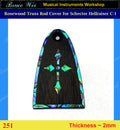 Free Shipping Schecter Hellraiser C-1 Guitar Rosewood Truss Rod Cover, Abalone Inlay Bruce Wei (251)