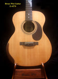 Handmade OM Acoustic Guitar, Solid Indian Rosewood, Mop TIGER Inlay, Soft-Bag, Bruce Wei (4276)
