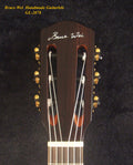 Handcrafted Guitarlele, Solid Zebra Wood, Slotted Head, MOP Inlay, Soft-bag, Bruce Wei GL-2078
