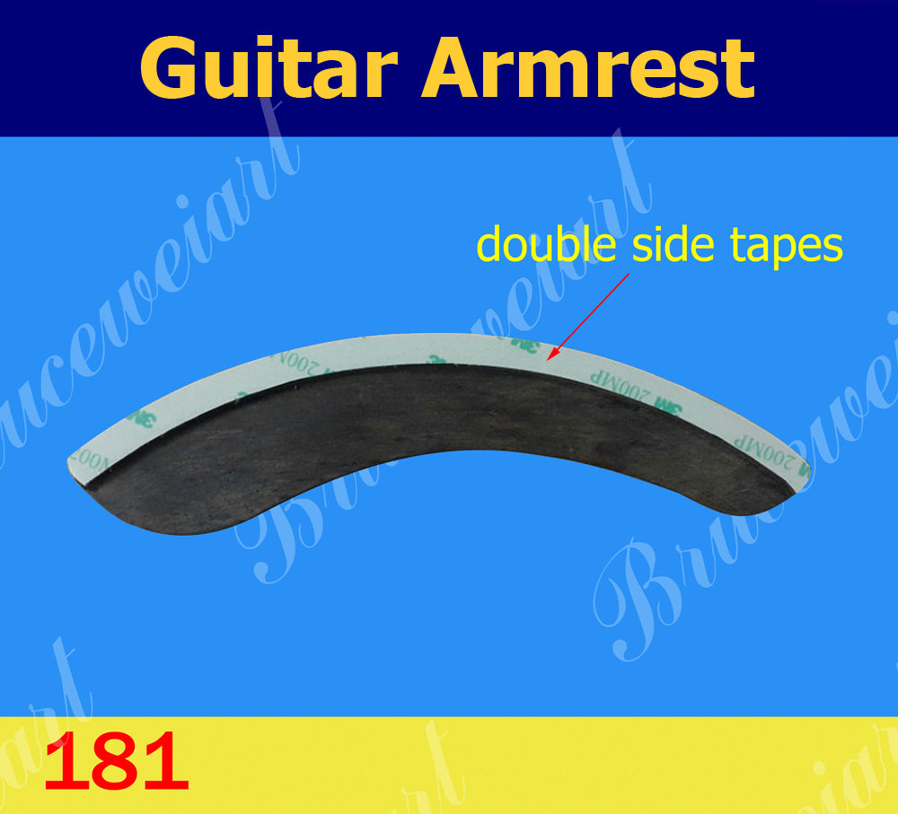 Guitar Handcrafted Left Hand Rosewood Armrest, Mop & Abalone Inlay, Bruce Wei ( 181 )