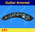 Guitar Handcrafted Left Hand Rosewood Armrest, Mop & Abalone Inlay, Bruce Wei ( 181 )