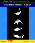 Inlay Material, DIY White Mop Inlay Fretboard Markers, Bruce Wei ( 122 )
