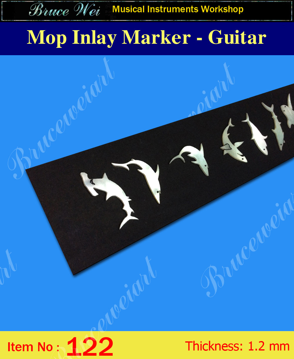 Inlay Material, DIY White Mop Inlay Fretboard Markers, Bruce Wei ( 122 )