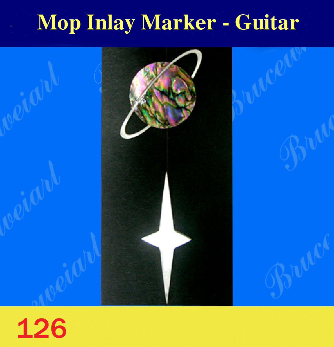 Inlay Material, DIY Abalone & Mop Inlay Fretboard Markers, Bruce Wei (126)