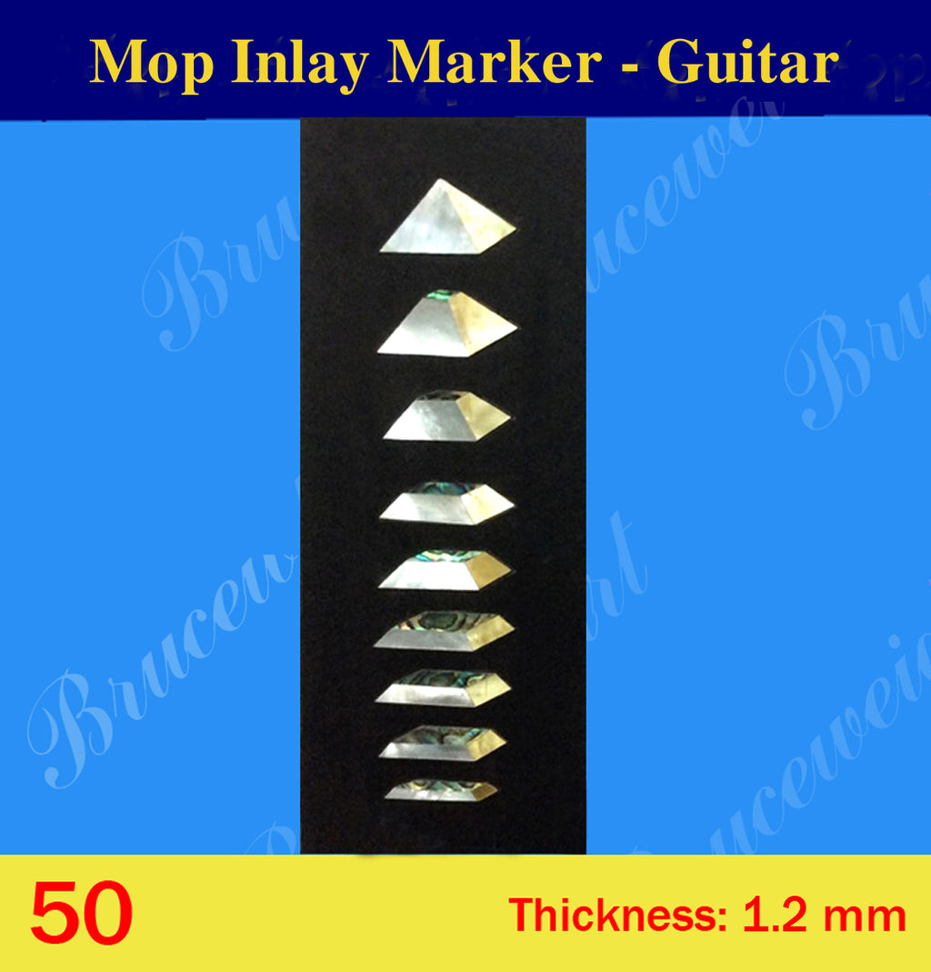 Inlay Material, DIY Abalone & Mop Inlay Fretboard Markers, Bruce Wei (50)