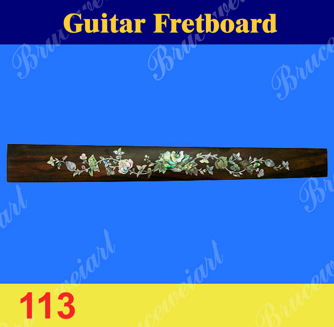 Guitar Handmade Rosewood Fretboard, Mop & Abalone Inlay, Bruce Wei (113)