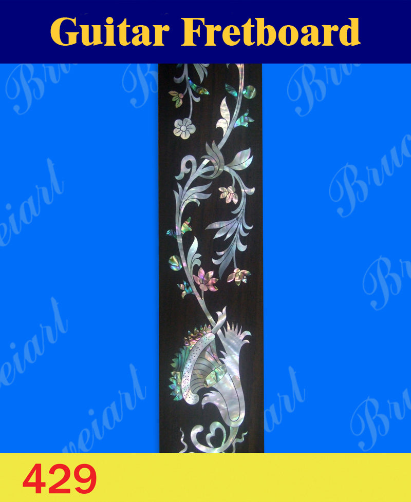 Guitar Handmade Rosewood Fretboard, Mop & Abalone Inlay, Bruce Wei (429)