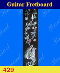Guitar Handmade Rosewood Fretboard, Mop & Abalone Inlay, Bruce Wei (429)