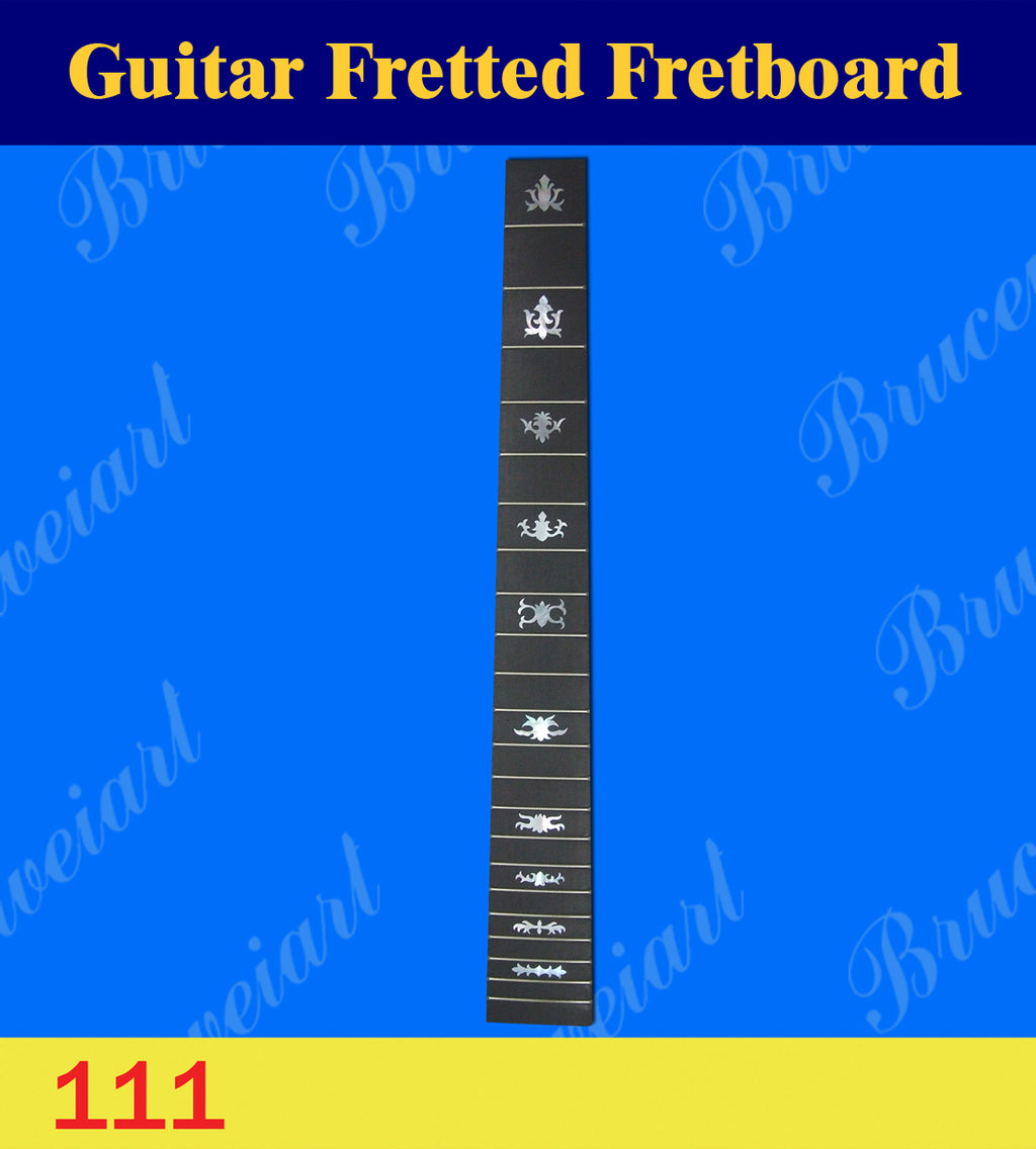Guitar Handmade 25.5" Rosewood Fretted Fretboard, Mop Inlay, Bruce Wei ( 111 )