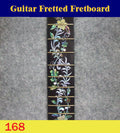 Guitar Handmade 25.5" Rosewood Fretted Fretboard, MOP & Abalone Inlay, Bruce Wei ( 168 )