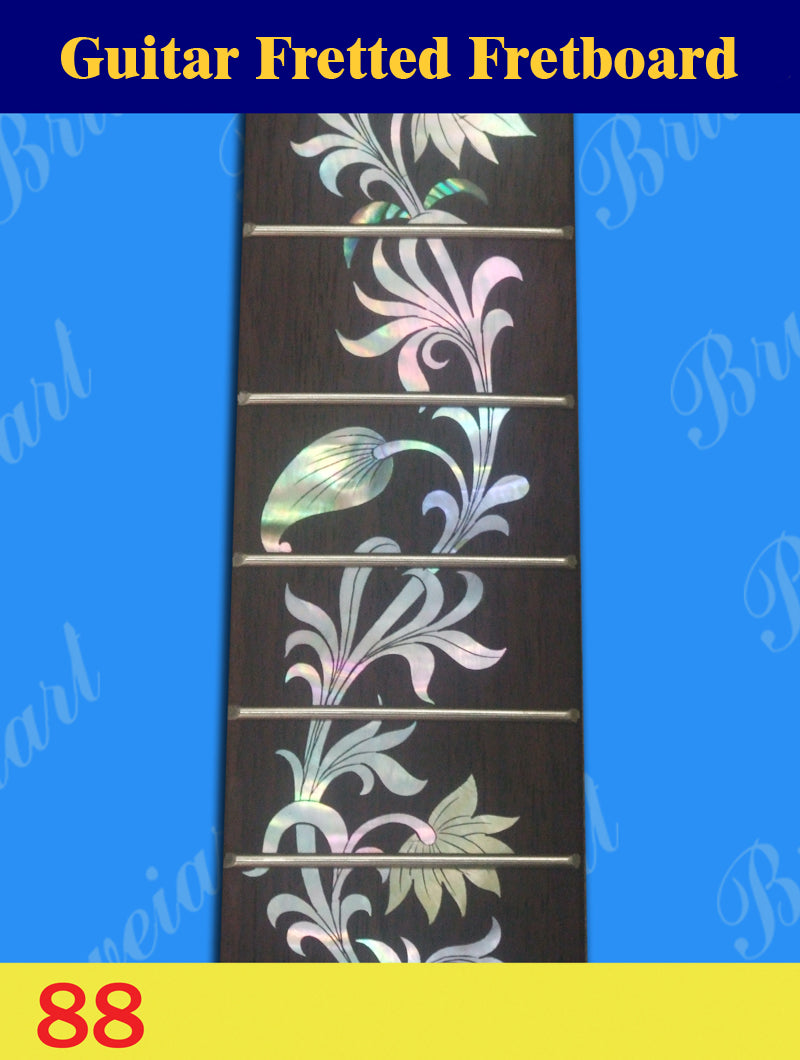 Guitar Handmade 25.5", Rosewood Fretted Fretboard, MOP & Abalone Inlay, Bruce Wei ( 88 )