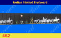 Guitar Handmade 25.5" Rosewood Slotted Fretboard, MOP & Abalone Inlay, Bruce Wei ( 452 )