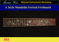 Mandolin 13 7/8" Fretted Rosewood Fretboard, MOP & Abalone Inlay, Bruce Wei (301)