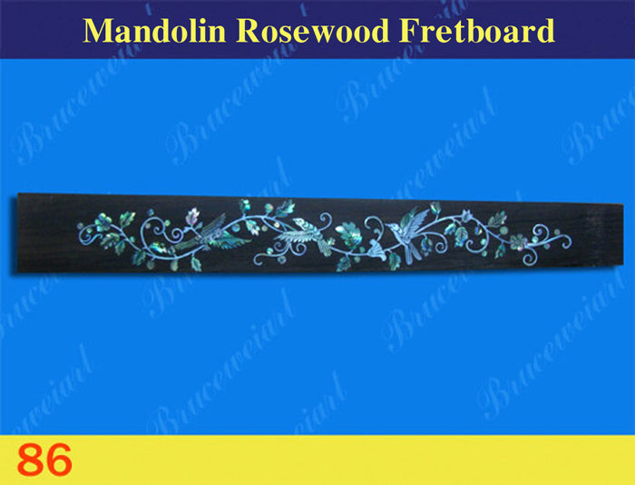 Mandolin Rosewood Fretboard, Handmade, Mother of pearl & Abalone Inlay, Bruce Wei (86)