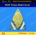Free Shipping Guitar Truss Rod Cover Mop & Abalone 1pc, Bruce Wei (24)
