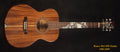 Handmade OM Acoustic Guitar, Solid Acacia , Engraved Top, Bevelled Armrest, Mop TIGER Inlay, Soft-bag, Bruce Wei OM-2009