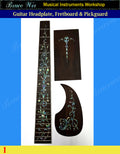 Guitar Rosewood Headplate, Pickguard & Fretted Fretboard, Abalone Inlay, Bruce Wei ( 1 )