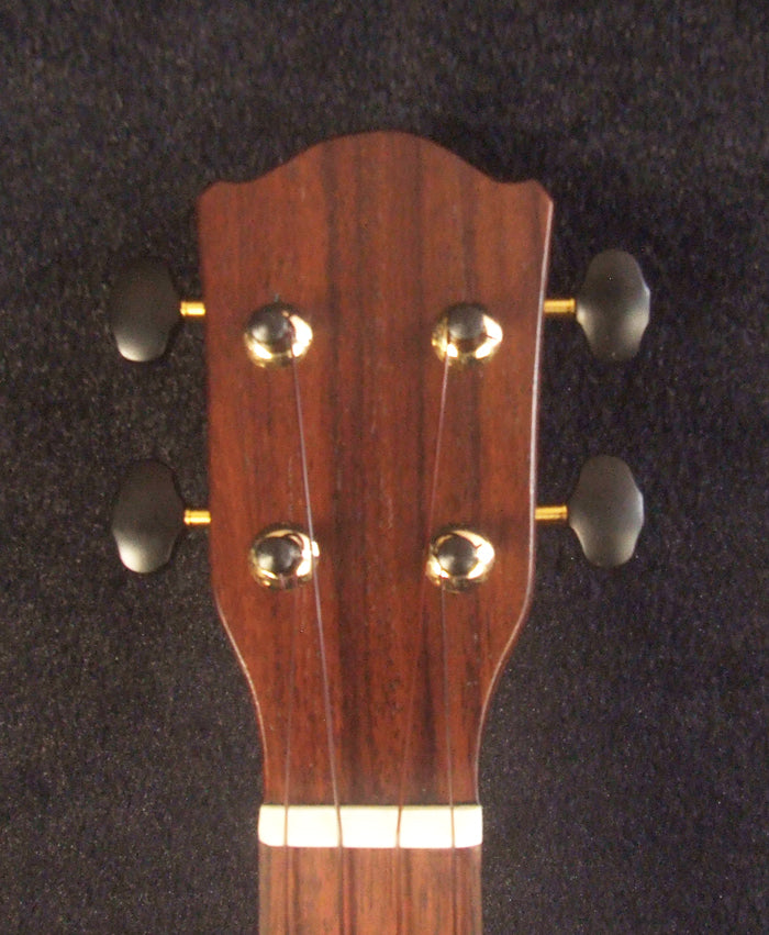 Handcrafted Soprano Ukulele, Hawaiian Koa, Acacia Archback , The Islands Soundhole, Soft-bag, Bruce Wei UAG13-2023