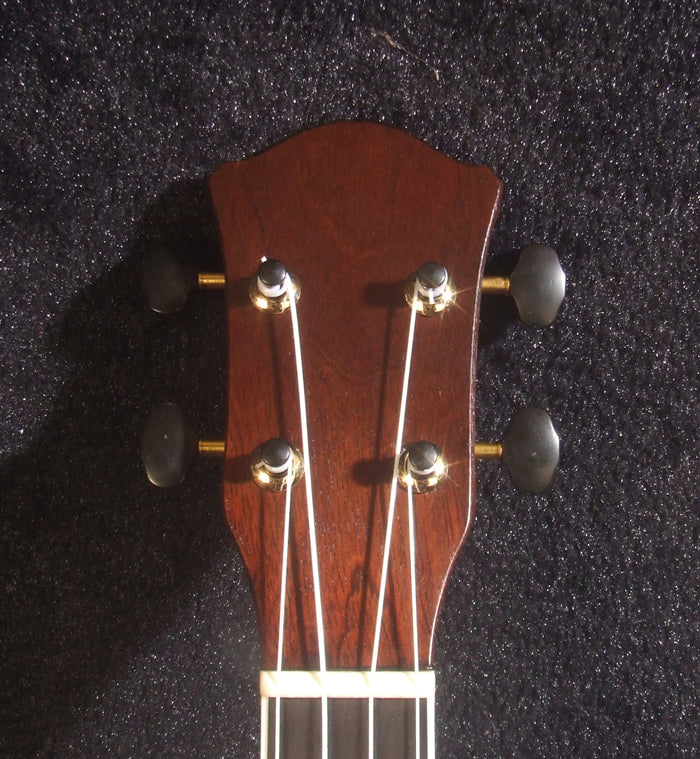 Handmade Cutaway Tenor Ukulele, Solid Acacia, Archback, Dog Inlay, Soft-bag, Bruce Wei UAJ17-2013