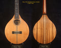 Handmade Tenor Ukulele, Solid Spruce, Zebra wood, MOP Vine Inlay, Soft-bag, Bruce Wei UAM17-2011