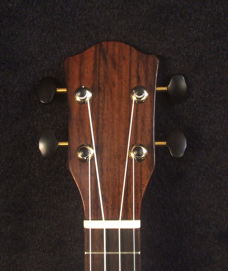 Handmade Pineapple Sopranissimo/ Pocket Ukulele, Carved Archback Solid Spruce, Acacia, Abalone Inlay, Soft-bag, Bruce Wei UAW11-2006