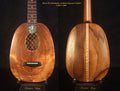Handmade Soprano Ukulele, Solid Hawaiian Koa, Acacia Archback Pineapple, Soft-bag, Bruce Wei UAW13-2006