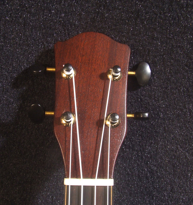 Handmade Sopranissimo/ Pocket Ukulele, Solid Hawaiian Koa, Mermaid Inlay, Soft-bag, Bruce Wei UG11-2088