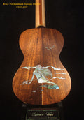 Handmade Soprano Ukulele, Solid Spruce, Hawaiian Koa, Mermaid Inlay, Soft-bag, Bruce Wei UG13-2225