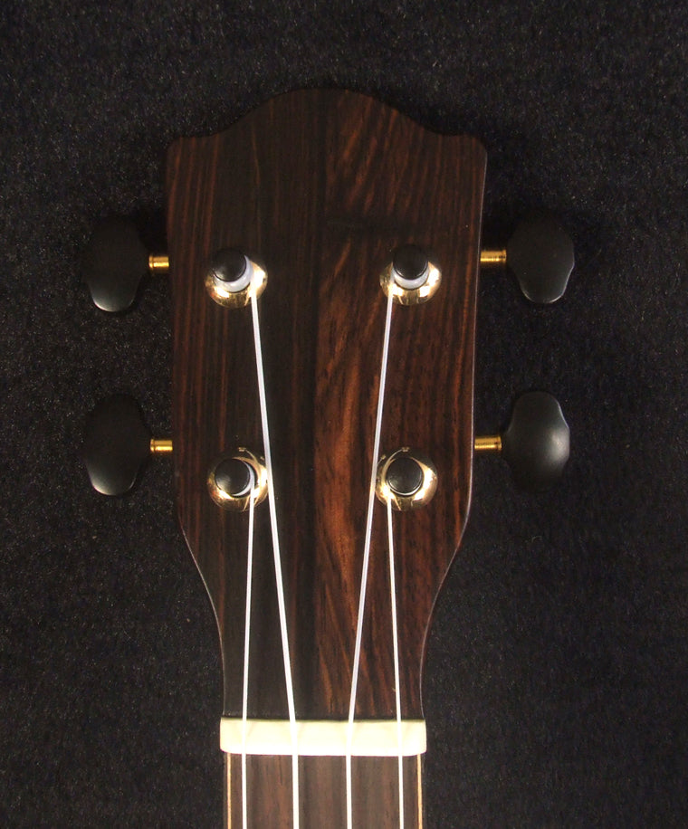Handmade Soprano Ukulele, Solid Spruce, Hawaiian Koa, Mermaid Inlay, Soft-bag, Bruce Wei UG13-2225