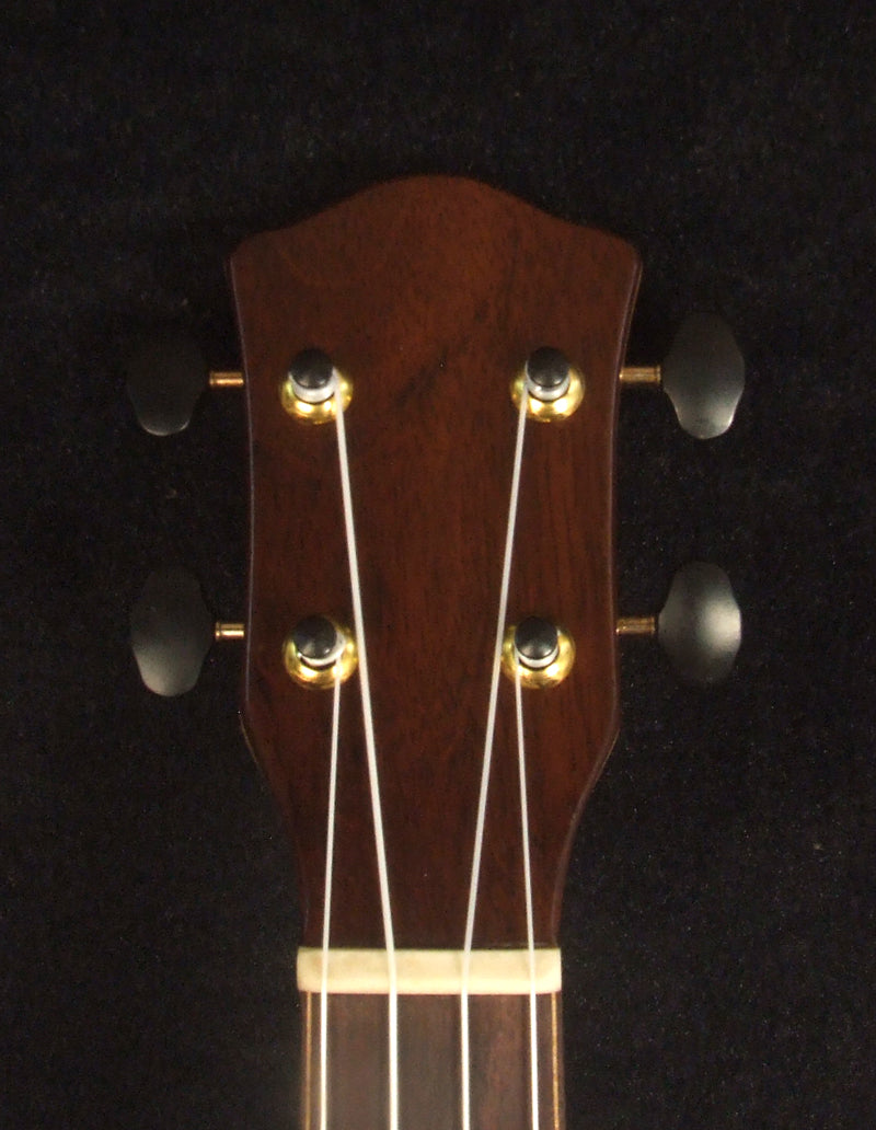 Handmade Concert Ukulele, Solid Ziricote & Spruce, Carved backboard, Soft-bag, Bruce Wei UG15-2894