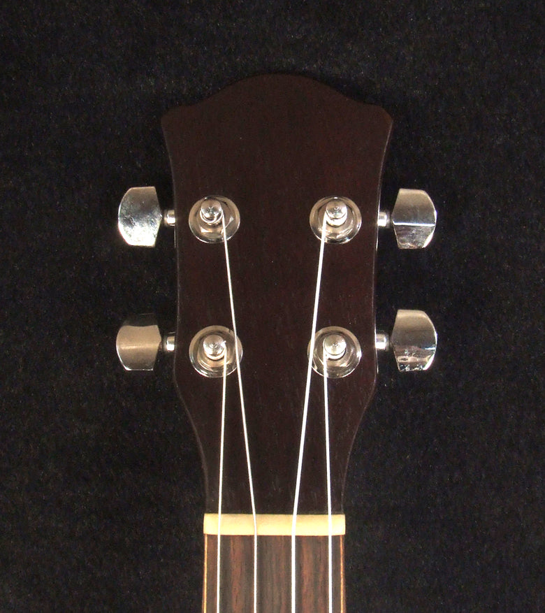 Handcrafted Baritone Ukulele, Solid Indian Rosewood, Spruce 4 String, MOP Inlay, Bruce Wei UG19-2317