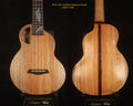 Handcrafted Soprano Ukulele, Solid Taiwania Archback, Turtle Inlay, Soft-bag, Bruce Wei UKB13-2002