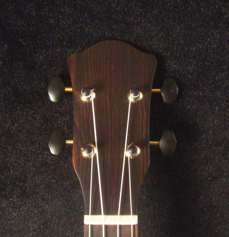 Handmade Tenor Ukulele, Solid Acacia, Abalone & MOP Inlay, Soft-bag, Bruce Wei UKB17-2024