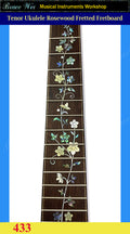 Tenor Ukulele Fretted Rosewood Fretboard, MOP & Abalone Inlay, Bruce Wei (433)