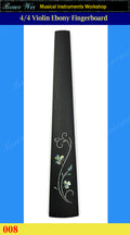 For 4/4 Violin, Ebony Fingerboard, Clover Leaf MOP Abalone & Inlay, Bruce Wei VF-008