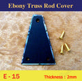 Free Shipping Guitar Ebony Truss Rod Cover, Abalone Inlay, Bruce Wei ( E-15 )